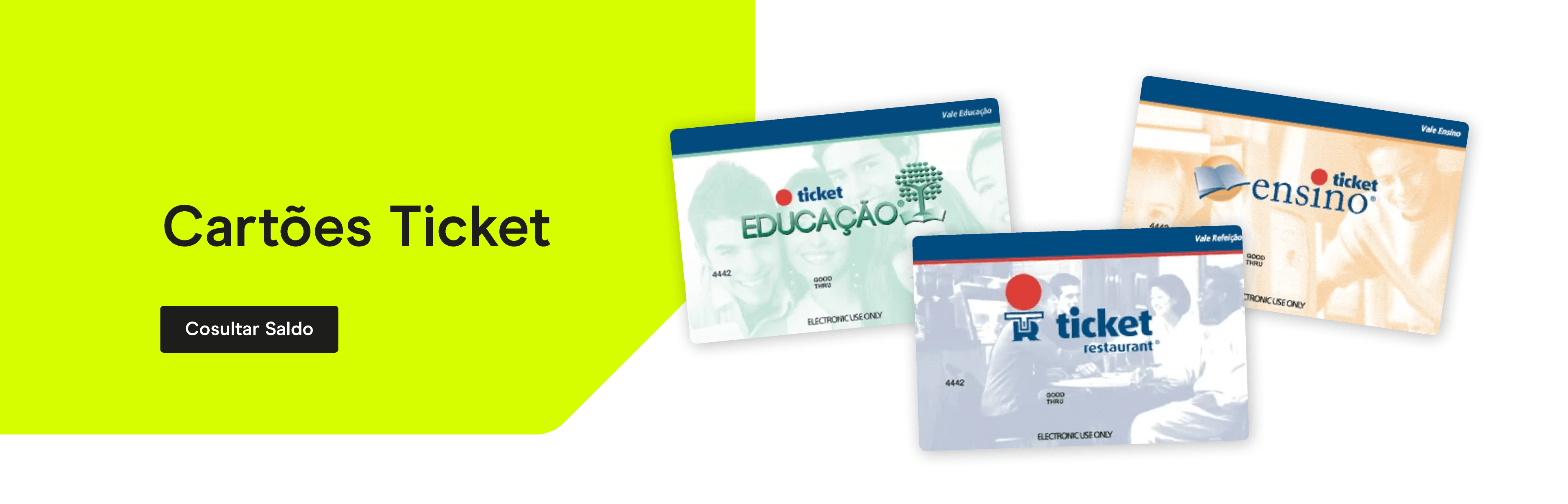 Banner cartões ticket desktop