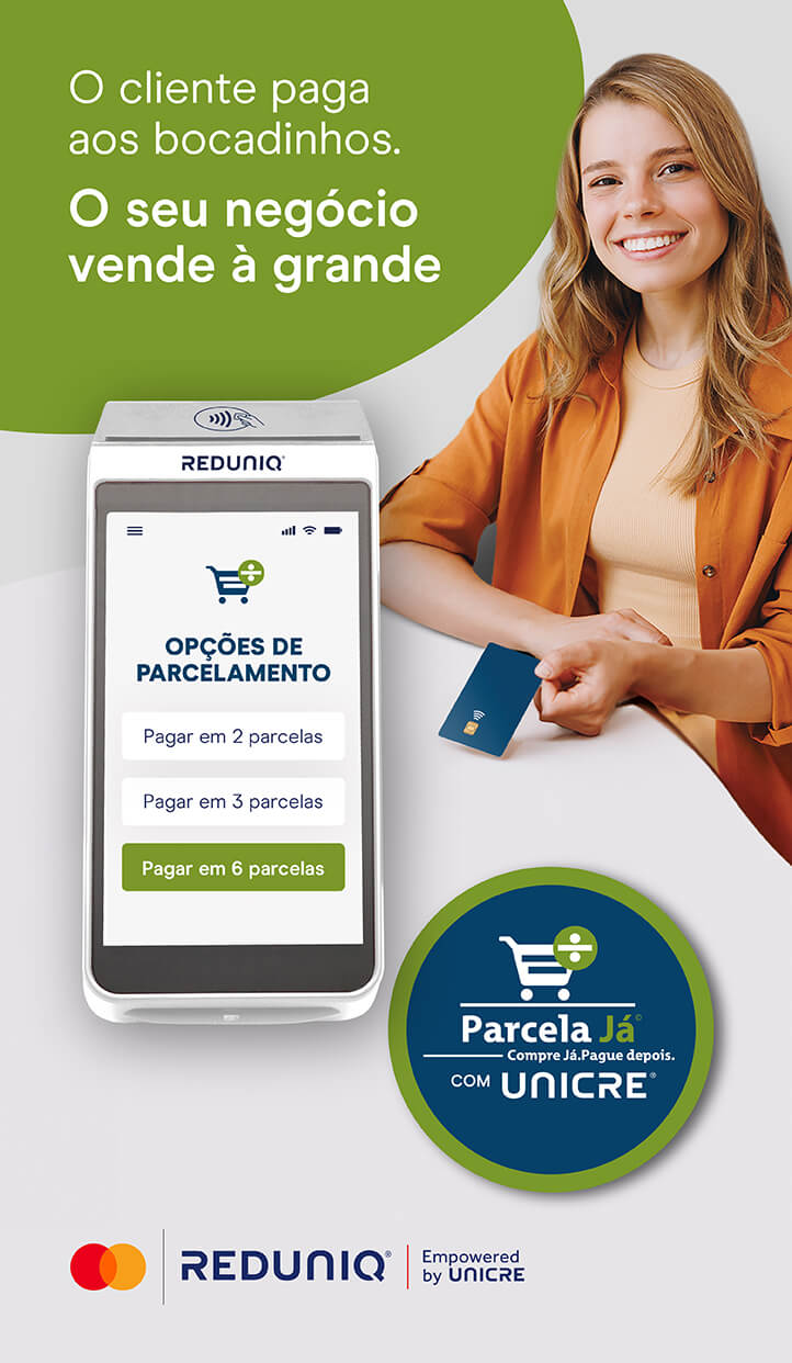 Parcela Já com UNICRE mobile