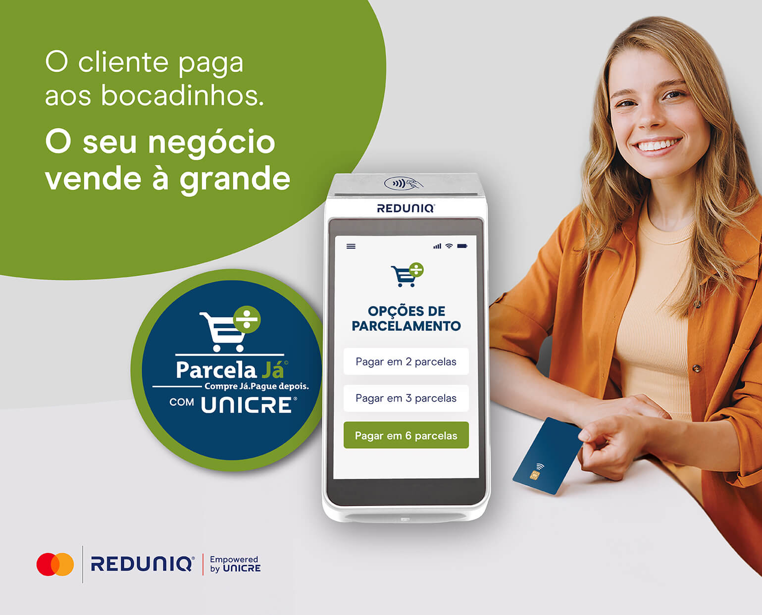Parcela Já com UNICRE tablet